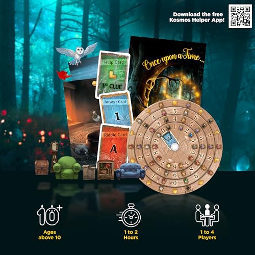 Thames & Kosmos EXIT: The Enchanted Forest| A Kosmos Escape Room Game in a Box| Family Friendly, Card-Based at-Home Escape Room Experience for 1 to 4 Players, Ages 12+ , Black