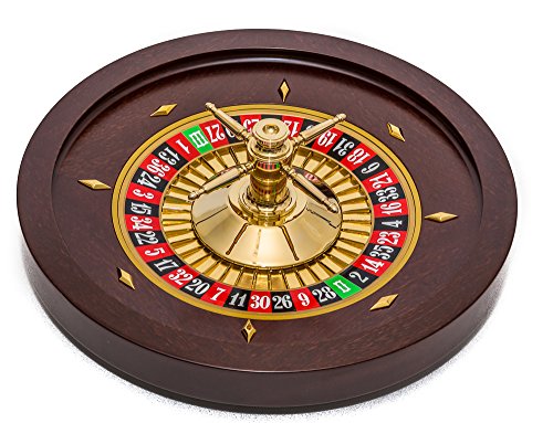 Bello Games Collezioni - Piazza San Lorenzo, Luxury Roulette Set Plated in 24K Gold from Italy.