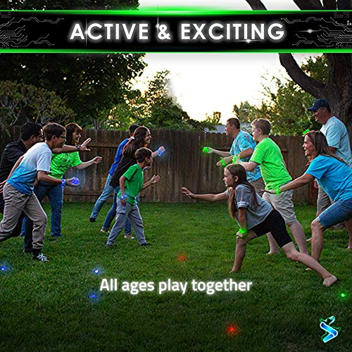 Redux: The Original Glow in The Dark Capture The Flag Game | Ages 8+ | Outdoor Games for Kids and Teens | Glow in the Dark Games | Sports Gifts for Boys | Alternative to Laser Tag Guns & Flag Football