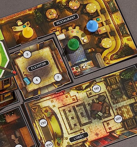 Clue Escape: The Midnight Hotel Board Game, Clue Escape Room Game, 1-Time Solve Mystery Games, Family Games for Ages 10+, 1-6 Players, 90 Mins. Avg.