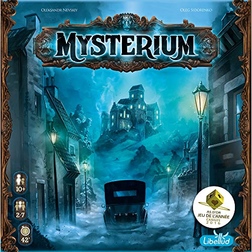 Mysterium Board Game (Base Game) - Enigmatic Cooperative Mystery Game with Ghostly Intrigue, Fun for Family Game Night, Ages 10+, 2-7 Players, 45 Minute Playtime, Made by Libellud