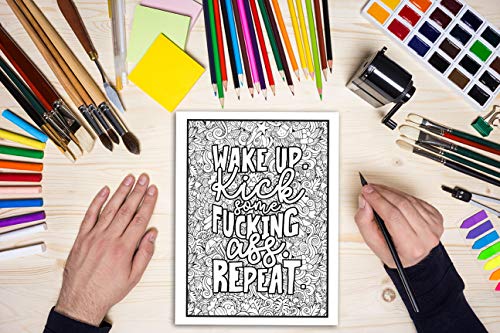 You're a Mother F*cking Badass: Motivational & Inspirational Swear Word Coloring Book for Adults