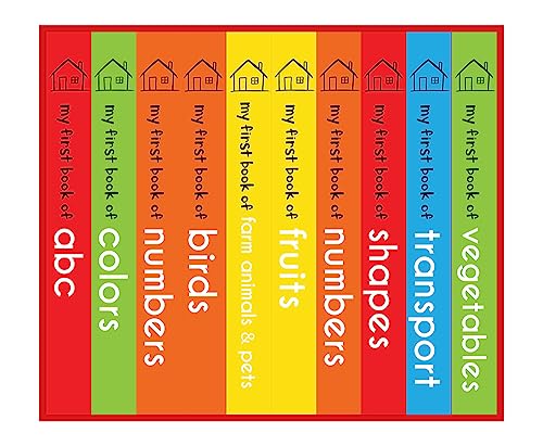 My First Library: Boxset of 10 Board Books for Kids