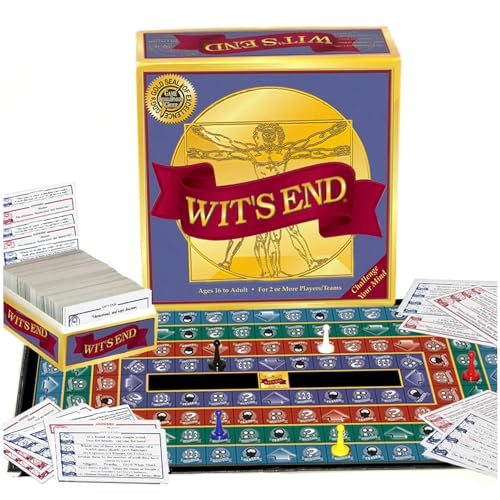 Wit's End - A Mind Challenging Trivia and Brain-Teasing Game That Will Test Players' Wits & Knowledge - for Adults & Family