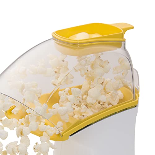 Presto Poplite Hot Air Popcorn Popper, 18 Cups, Yellow