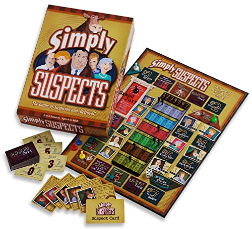 Simply Suspects - Strategy Board Game - from Spy Alley