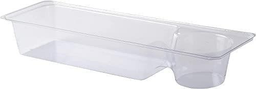 HealthSmart Walker Storage Basket with Cup Holder and Insert Tray, No Tools Needed, White, 16 x 5.5 x 7, Walker Accessories