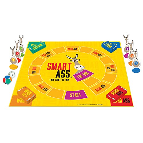 University Games | Smart Ass Trivia The Ultimate Who, What, Where Party Game for Families and Adults Ages 12 and Up and 2 to 6 Players