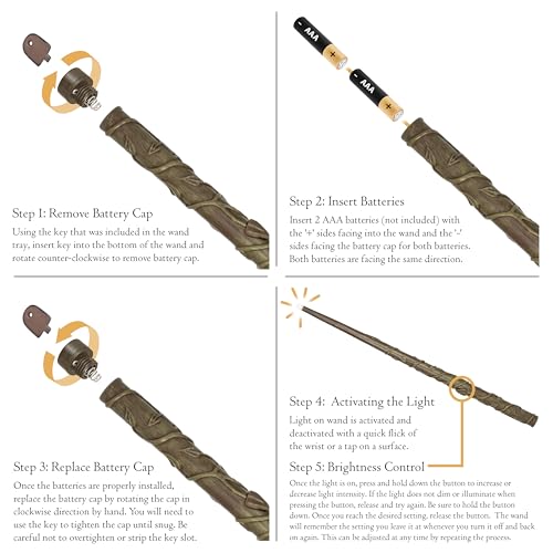 The Noble Collection Hermione Granger's Illuminating Wand