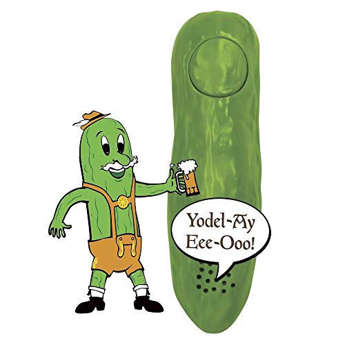 Archie McPhee Yodeling Pickle: A Musical Toy, Fun for All Ages, Great Gift, Hours of Mindless Entertainment, Multi-colored