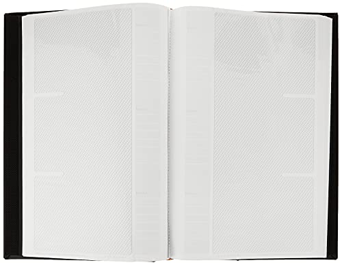 Pioneer Sewn Bonded Leather BookBound Bi-Directional Photo Album, Holds 300 4x6" Photos, 3 Per Page. Color: Black.