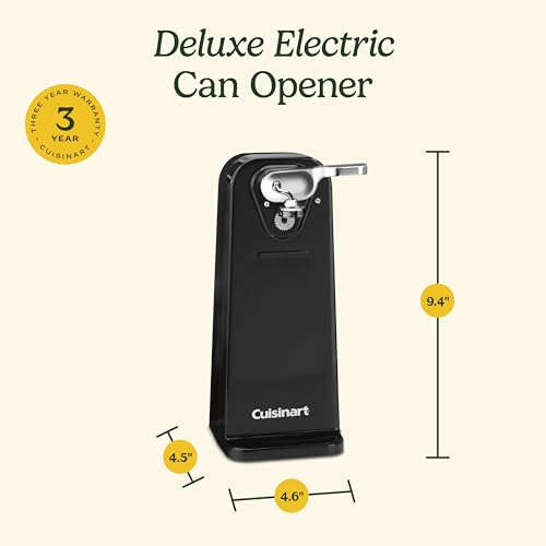 Cuisinart CCO-50BKN Deluxe Electric Can Opener, Black