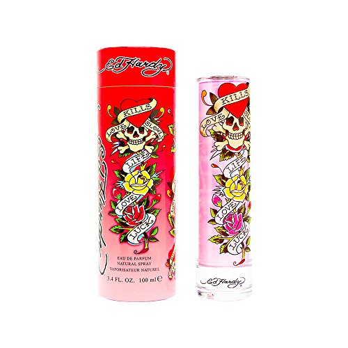 Ed Hardy Women's Perfume Fragrance by Christian Audigier, Eau De Parfum, 3.4 Fl Oz