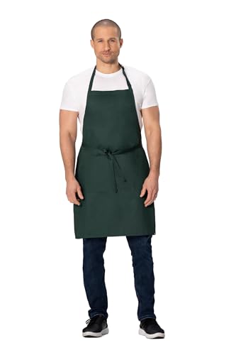 Chef Works Unisex Butcher Apron, Hunter Green, One Size