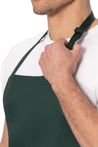 Chef Works Unisex Butcher Apron, Hunter Green, One Size