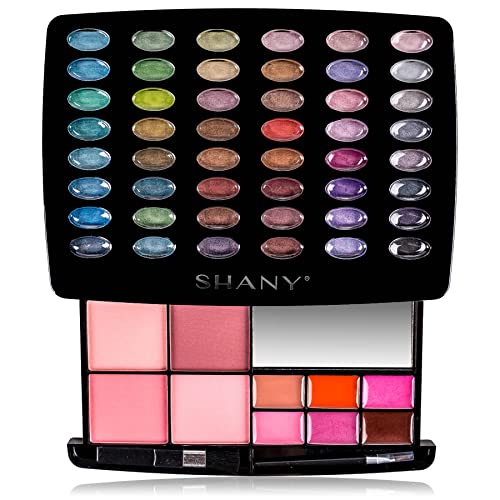 SHANY Glamour Girl Makeup Kit Eyeshadow Palette with Eyeshadows, Blushes, Lipstick Lip-gloss, Makeup Mirror, Makeup applicators, Premium Gift Packaging - Vintage