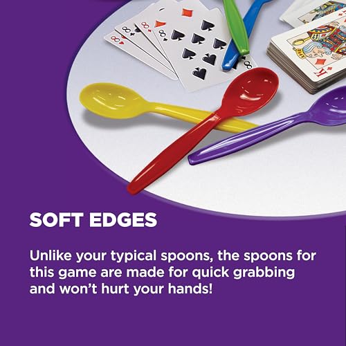 Spoons in a Case, Spoons Game, Family Games for Kids and Adults, Travel Game, Fun Games for Family Game Night, Card Games for Kids, Board Games for Kids 8-12, Kids Games Ages 8-12, Games for Adults