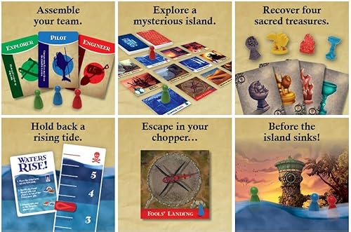 Forbidden Island – The Cooperative Strategy Survival Island Board Game,2-4 players