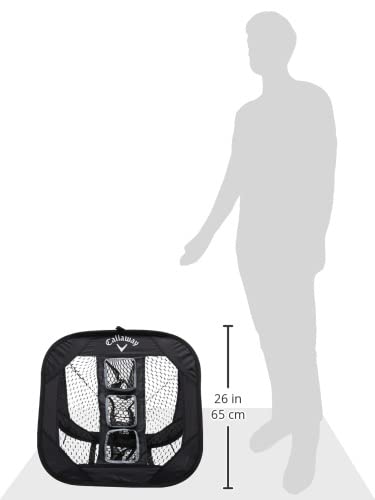 Callaway Chip-Shot Golf Chipping Net, Collapsible Golf Net for Outdoor & Indoor Practice, Black