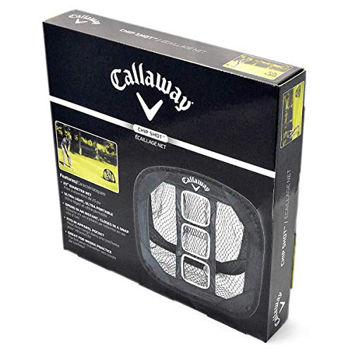 Callaway Chip-Shot Golf Chipping Net, Collapsible Golf Net for Outdoor & Indoor Practice, Black