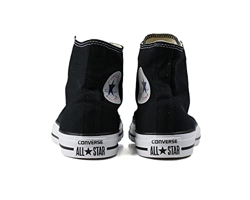 Converse Unisex Chuck Taylor All Star Hi Winter Weight Material Black/Black Sneaker Men's 7.5, Women's 9.5 Medium