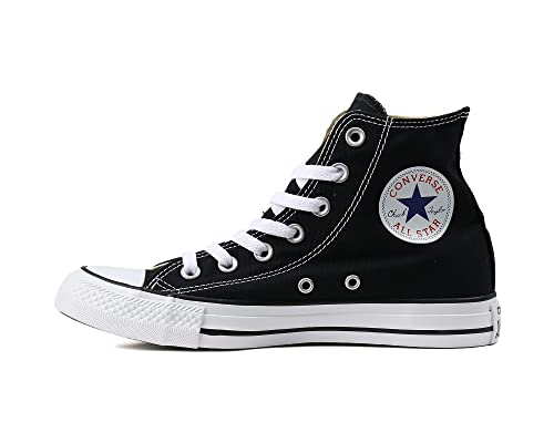 Converse Unisex Chuck Taylor All Star Hi Winter Weight Material Black/Black Sneaker Men's 7.5, Women's 9.5 Medium