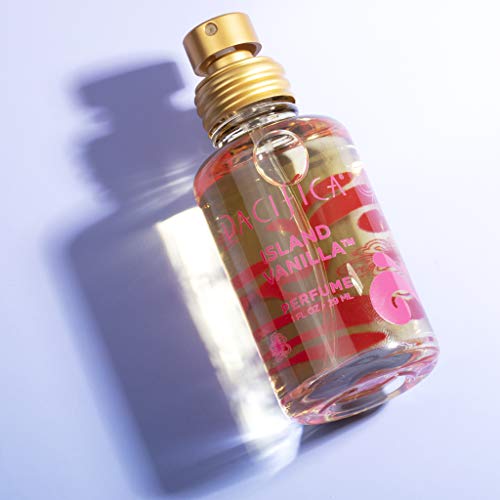 Pacifica Beauty, Island Vanilla Spray Perfume, Best Warm Vanilla Scent, Womens Fragrance, Natural & Essential Oils, Clean Fragrance, Vegan & Cruelty Free