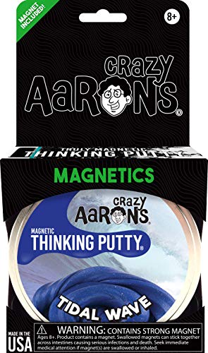 Crazy Aaron's Super Magnetic Tidal Wave Thinking Putty® 4" Tin Thinking Putty - Non-Toxic Sensory Play Putty - Never Dries Out - Creative Toy Fun for Ages 3+