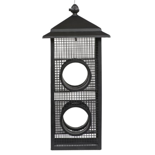 Perky-Pet B00303 Fly-Through Wild Bird Feeder, 1 Pack, Black