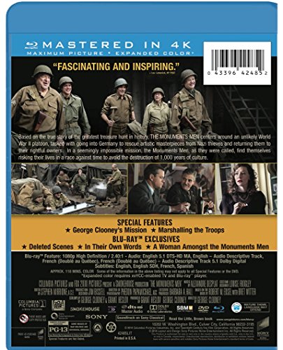 The Monuments Men (Blu-Ray +DVD)