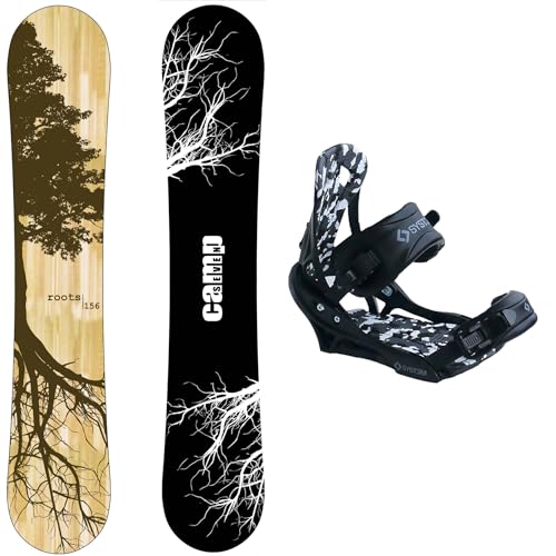 New Camp Seven Roots CRC Snowboard +APX Bindings Men's Snowboard Packages