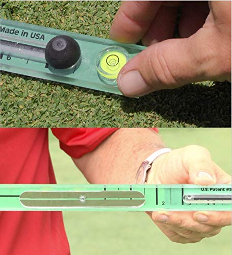 TPK Golf Training Aids - The Putting Stick Pro - Putting Training Aid for Golf Putting Practice with Eyeline Putting Mirror - Endorsed by Golf Instructors & Used by Tour Pros Worldwide