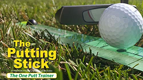 TPK Golf Training Aids - The Putting Stick Pro - Putting Training Aid for Golf Putting Practice with Eyeline Putting Mirror - Endorsed by Golf Instructors & Used by Tour Pros Worldwide