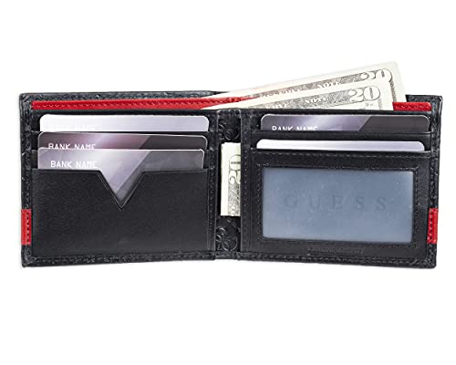 Guess Men's Leather Slim Bifold Wallet