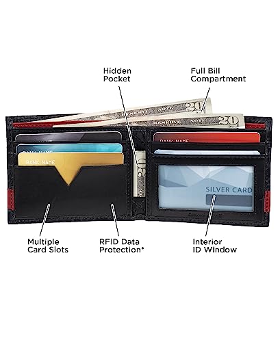 Guess Men's Leather Slim Bifold Wallet