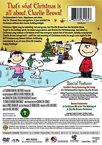 A Charlie Brown Christmas 50th Anniversay Deluxe Edition (DVD)