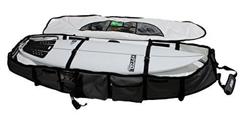 Wheeled Coffin Surfboard Travel Bag for 2-4 Shortboards