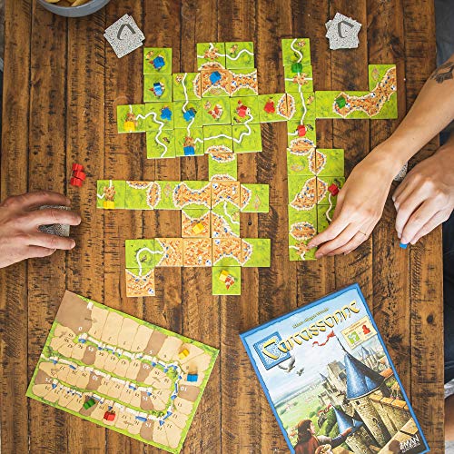 Carcassonne Board Game (BASE GAME) | Board Game for Adults and Family | Strategy Board Game | Medieval Adventure Board Game | Ages 7 and up | 2-5 Players | Made by Z-Man Games