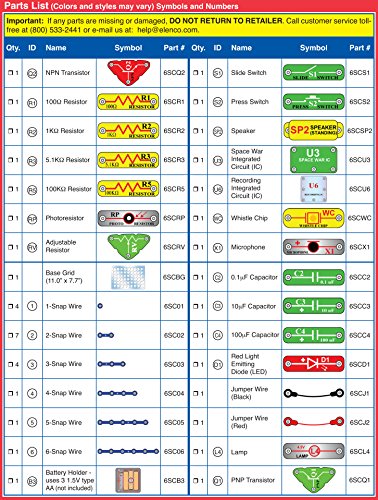 Snap Circuits 203 Electronics Exploration Kit | Over 200 STEM Projects | Full Color Project Manual | 42 Snap Modules | Unlimited Fun