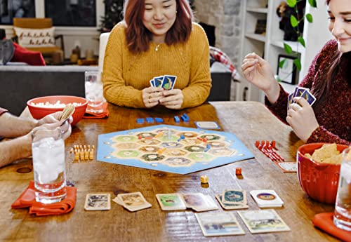 CATAN Board Game (Base Game) | Family Board Game | Board Game for Adults and Family | Adventure Board Game | Ages 10+ | for 3 to 4 Players | Average Playtime 60 Minutes | Made by Catan Studio