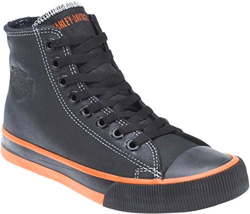 Men's Nathan Leather Motorcycle Casual Sneaker Vulcanized