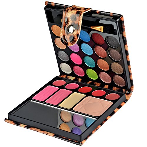 Ecvtop Professional Makeup Kit Eyeshadow Palette Lip Gloss Blush Concealer,29 Color