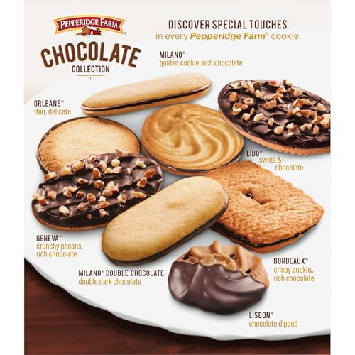 Pepperidge Farm Chocolate Collection, 7 Cookie Varieties, 13-oz Box