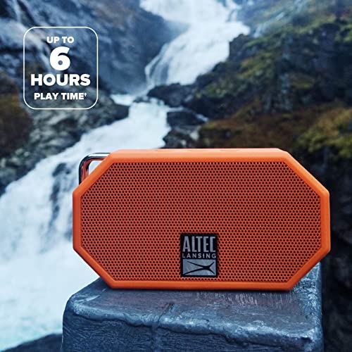 Altec Lansing Mini H2O - Waterproof Bluetooth Speaker, IP67 Certified & Floats in Water, Compact & Portable Speaker for Hiking, Camping, Pool, and Beach