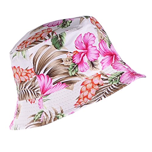 BYOS Unisex Trendy Reversible Lightweight Printed Bucket Hat Packable Outdoor