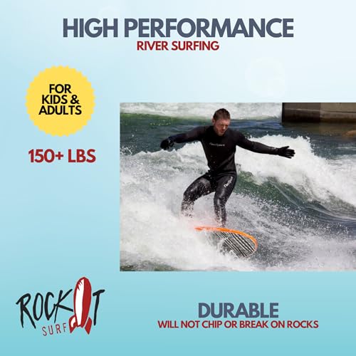 Rock-It 4'10" CHUB Soft Top Surfboard, Kids Surfboard, Mini Surfboard, Innovative Design Easy to Paddle and Maneuverable Small Surfboard and Beginner Surfboard