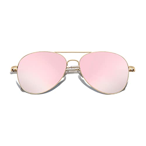 SOJOS Classic Aviator Sunglasses for Women Men Metal Spring Hinges SJ1030