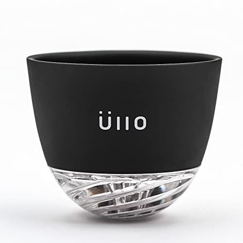 Ullo Wine Purifier with Hand Blown Decanter and 6 Selective Sulfite Filters, Restore the Natural Purity of Wine