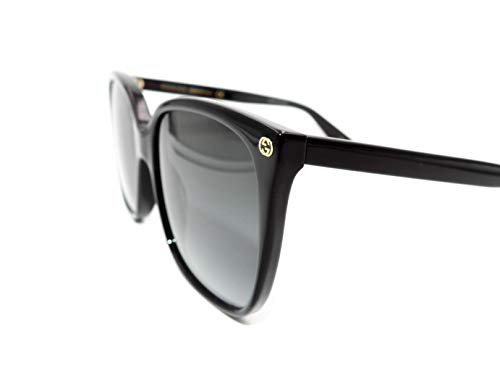 Gucci Women's Lightness Square Sunglasses, Black/Grey, One Size