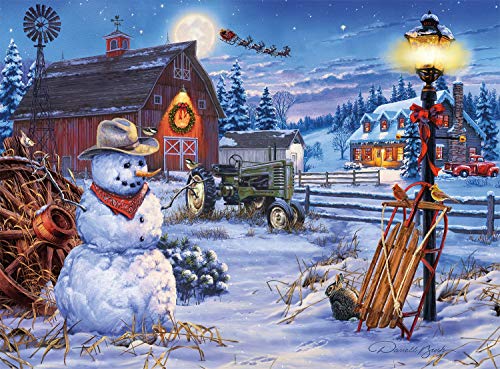 Buffalo Games - Holiday Collection - Darrell Bush - Country Christmas - 1000 Piece Jigsaw Puzzle